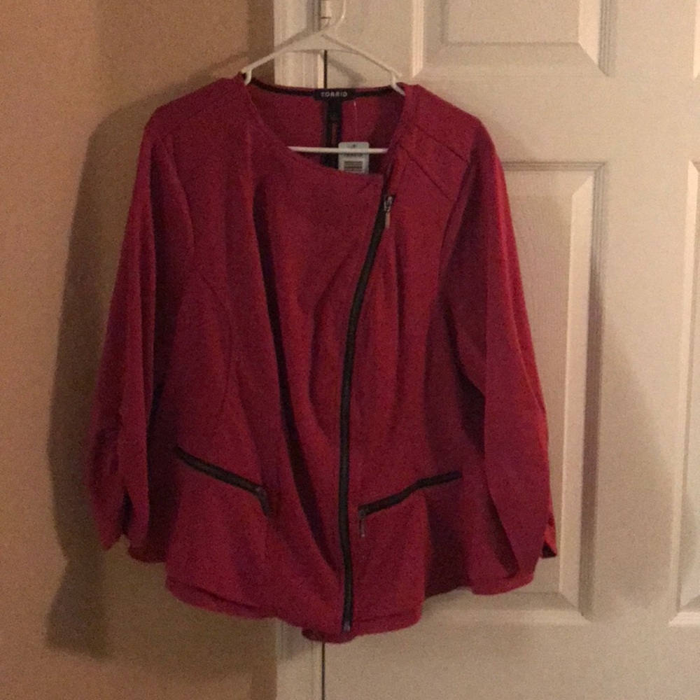 New torrid peplum jacket